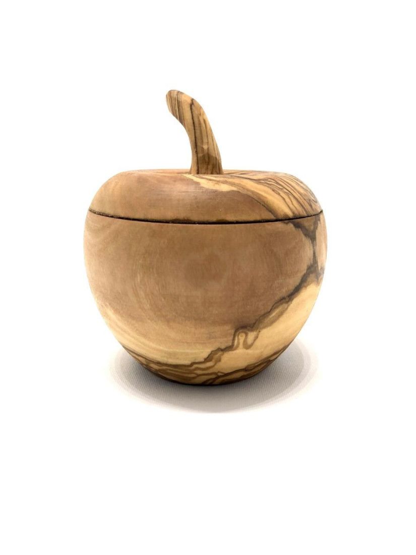 Utensiliendose aus Olivenholz mit Griff – Naturdesign für Ihre Küche