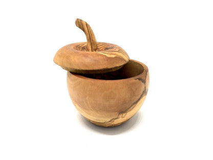 Utensiliendose aus Olivenholz mit Griff – Naturdesign für Ihre Küche