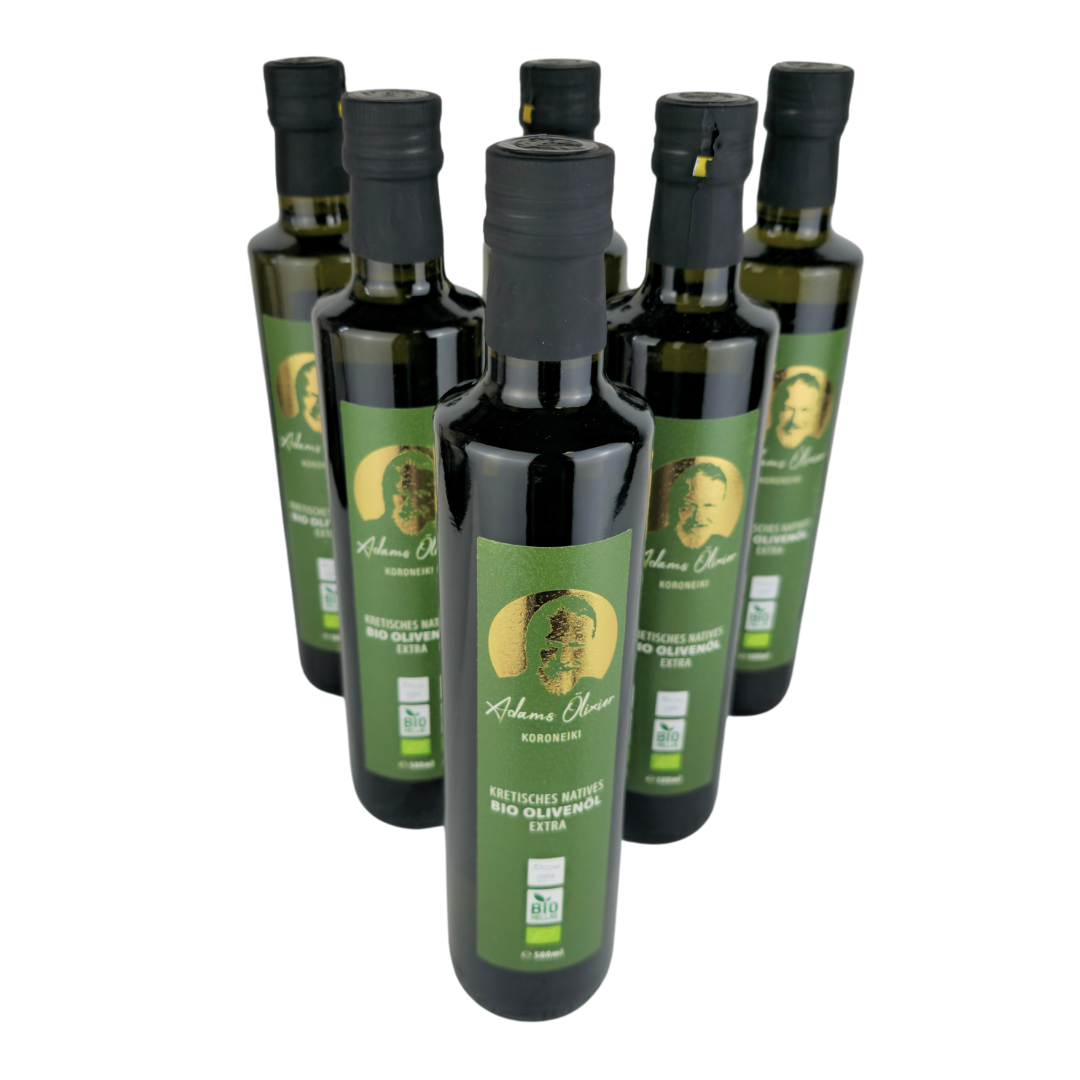 Adams Ölixier - Kretisches Natives Premium Ölivenöl 3l  - 6er Sparbundle